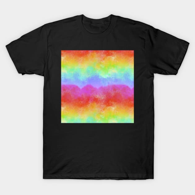 Large tie dye rainbow T-Shirt by bettyretro